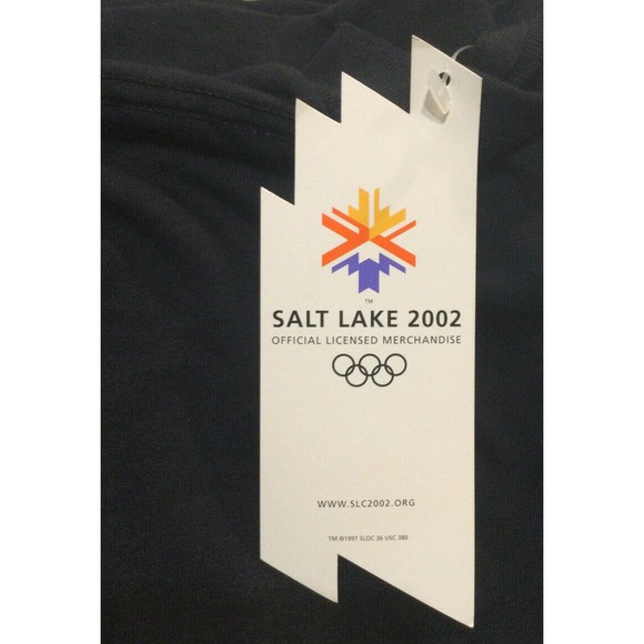 NEW Vtg 2002 Olympics Winter Games T-Shirt Mens Small Salt Lake City Utah Black - Picture 7 of 7
